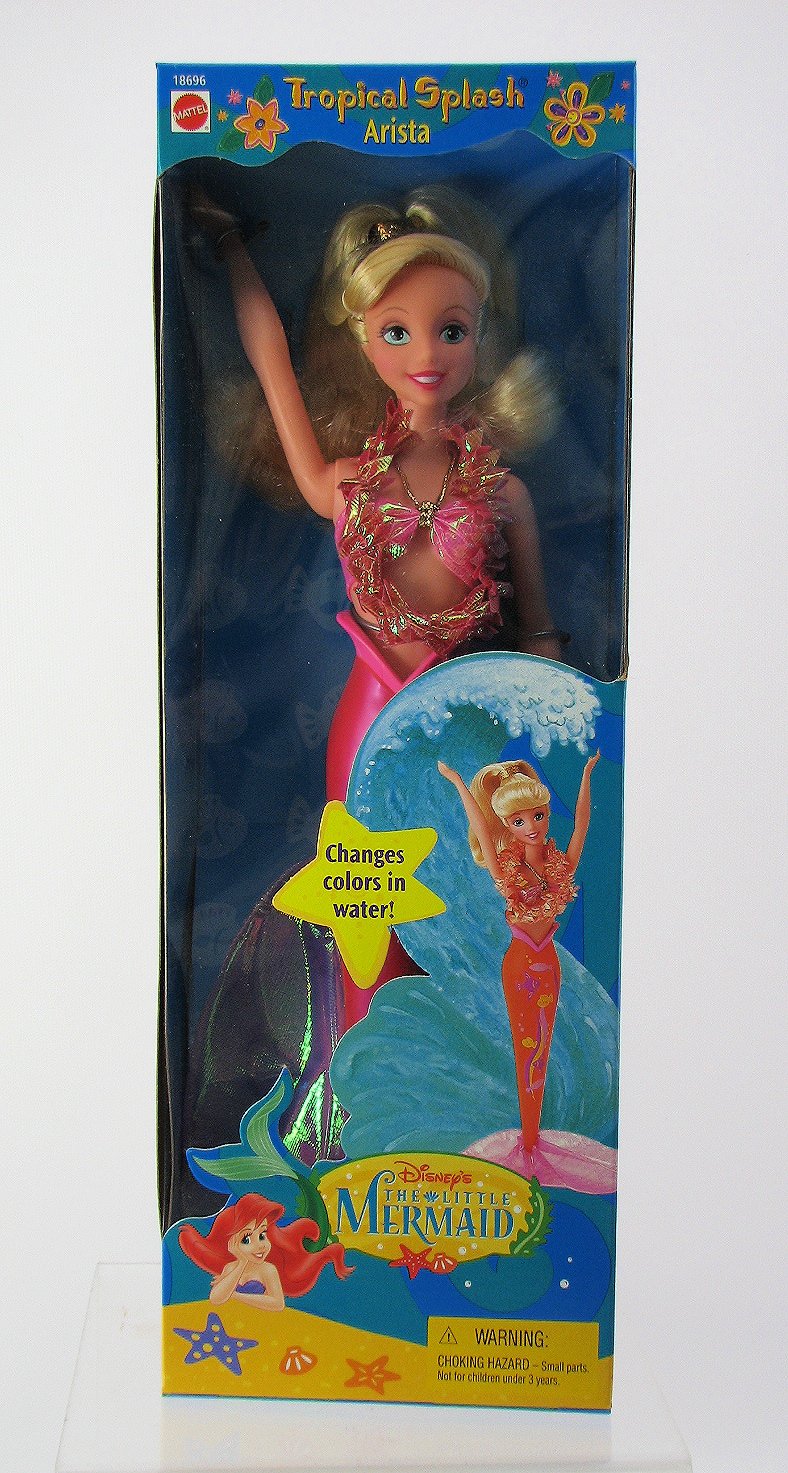 Disney Arista The Little Mermaid - Tropical Splash Doll - Mattel Toys - 1997