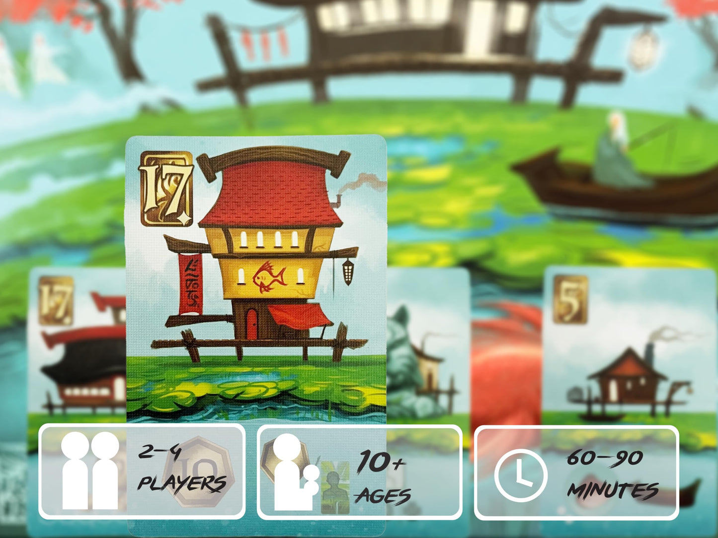 Above and Below: Haunted Board Game | Spooky Story Adventure | Red Raven Games | Village Building | 2-4 Players | Ages 8+ | 2026 Origins Award Nominee