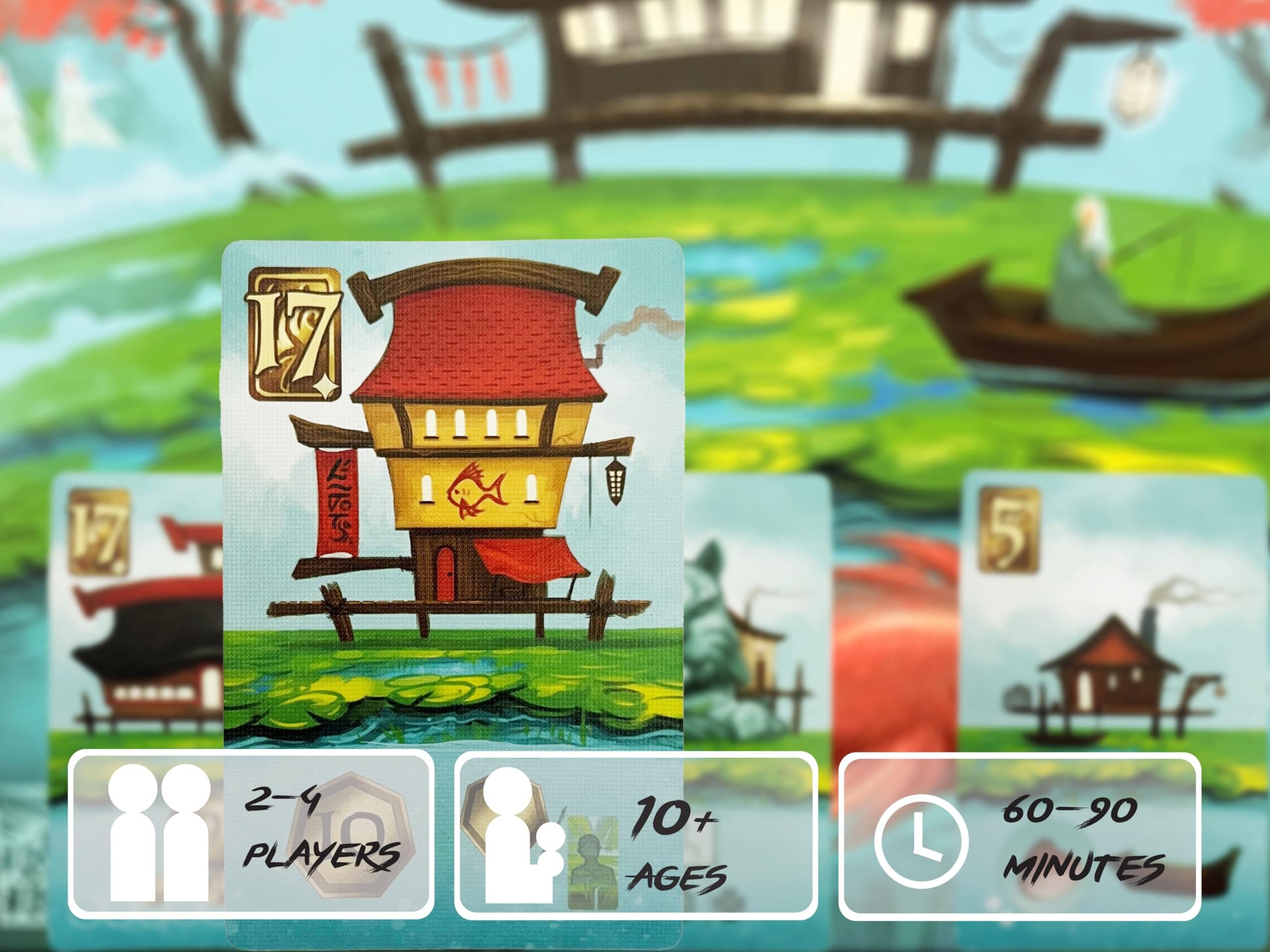 Above and Below: Haunted Board Game | Spooky Story Adventure | Red Raven Games | Village Building | 2-4 Players | Ages 8+ | 2026 Origins Award Nominee