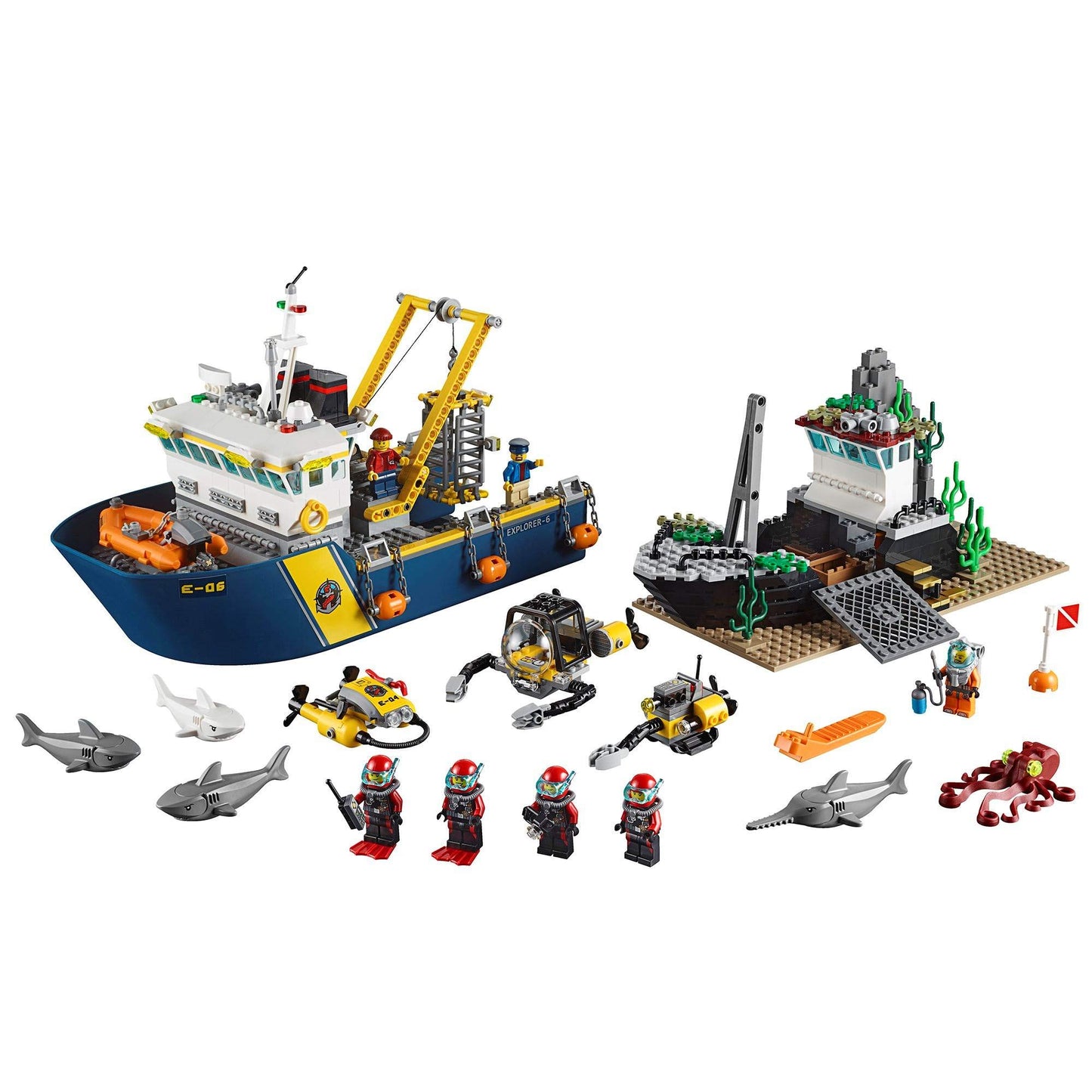 LEGO City Deep Sea Explorers 60095 Exploration Vessel Building Kit