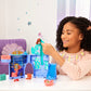 Mattel Disney The Little Mermaid Storytime Stackers Playset, Ariel’s Grotto Stackable Doll House with Small Doll & 10 Accessories