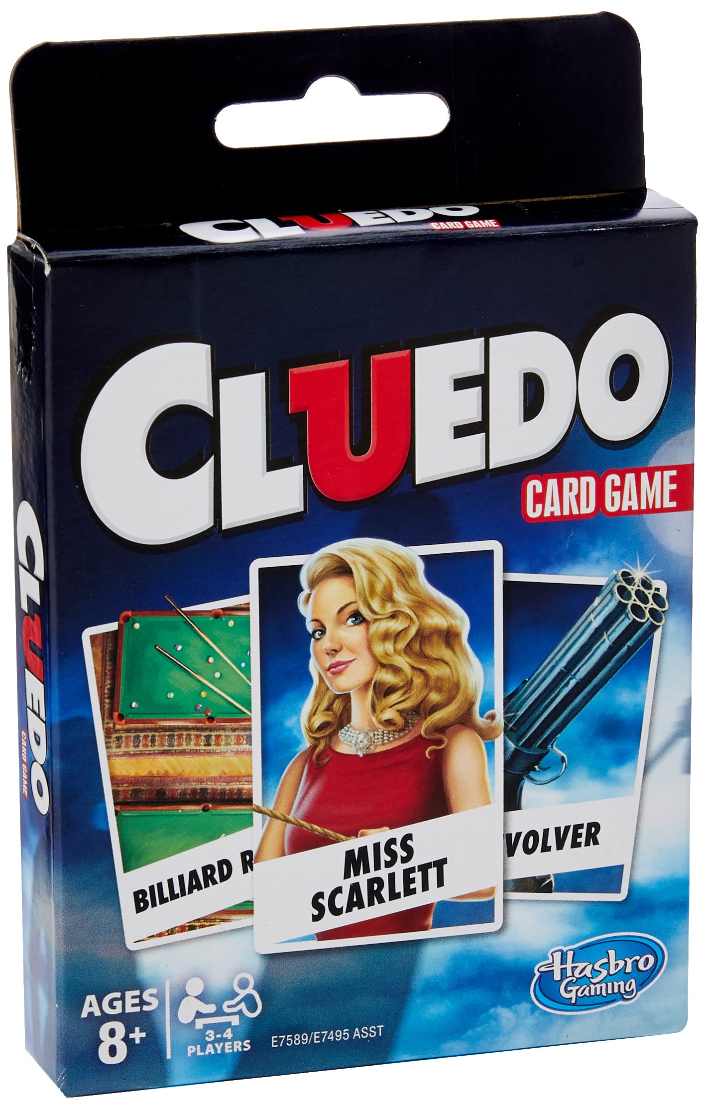 Hasbro Gaming Clue Card Game for Kids Ages 8 and Up, 3-4 Players Strategy Game