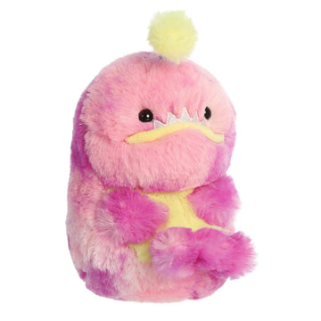 Aurora® Playful Rolly Pet™ Angel Angler Fish™ Stuffed Animal - Compact Size for On-the-Go Fun - for Adults, Kids, Birthdays, and Anniversaries - Pink
