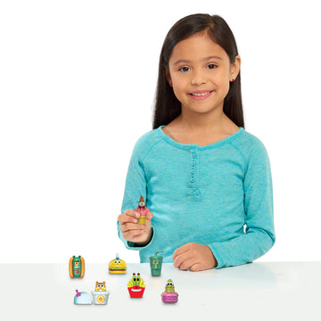 SpongeBob SquarePants Fun with Food 2.5-inch Figure Set, Features 7 Bikini Bottom Buddies, Kids Toys for Ages 3 Up, Amazon Exclusive by Just Play