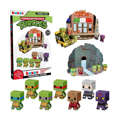Funko Teenage Mutant Ninja Turtles Papercraft Playset