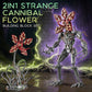 GHQYTPR 2 in 1 Strange Cannibal Flower Building Block Set 858 Pcs Sci-Fi TV Monster Model Kit for Adults & Teens Parallel Dimension Creature Action