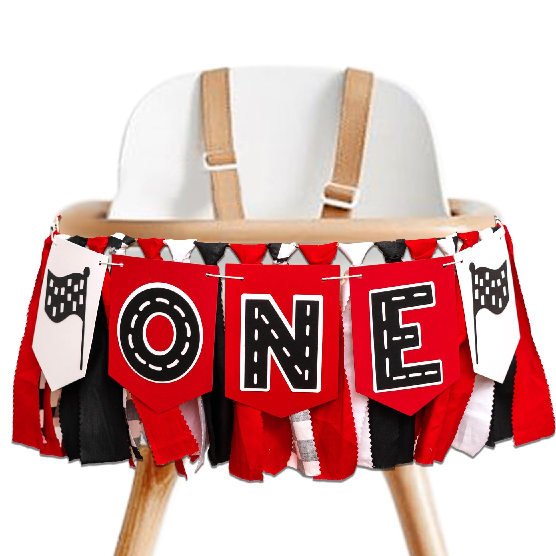 MUWEOL Racing Car ONE High Chair Banner