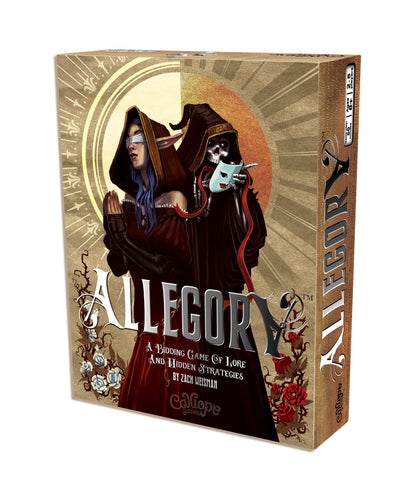 Calliope Games Allegory - Fantasy Strategy Card Game - Tabletop Bidding Card Game for Kids & Adults - 2-6 Players - from The Makers of Tsuro and Roll