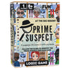 Fun Squared Games Prime Suspect Logic Game with 45 Case Cards | Single Player or Group Play | Ages 8+ | Compact Brain Teaser Game | Detective Game