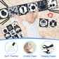 KUANGO Newborn Toys Black and White Baby Toys 0-3 Months High Contrast Baby Toys for Newborn - High Contrast Baby Soft Book Infant Tummy Time Toys
