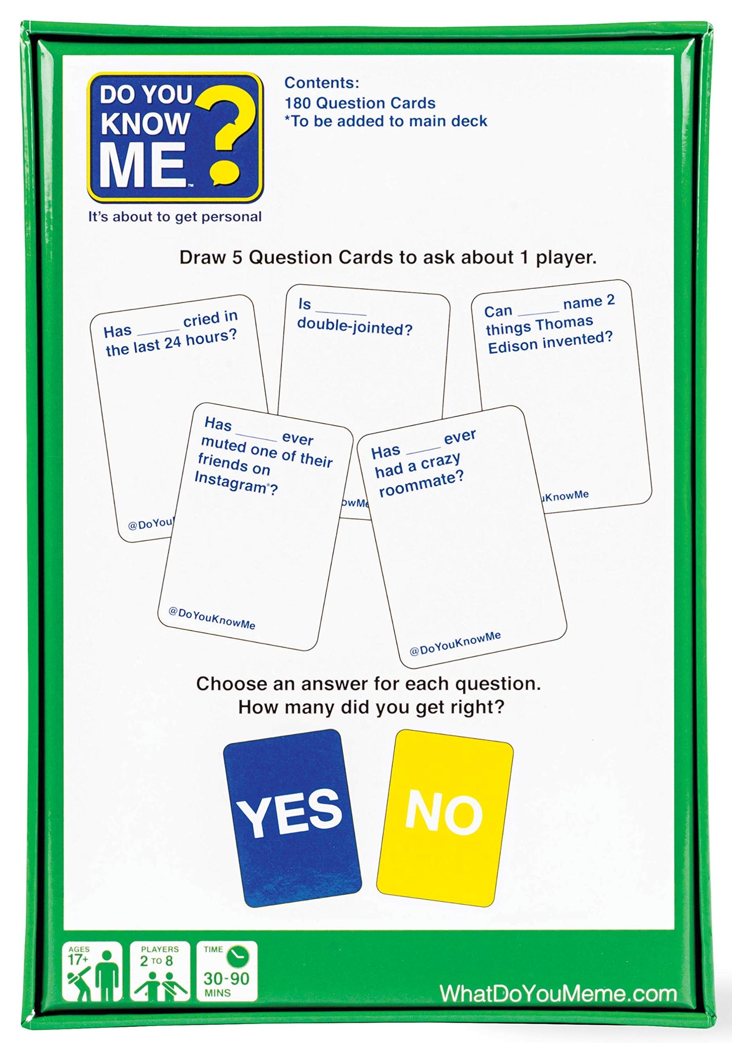 Do You Know Me? Expansion Pack - Designed to be Added to Do You Know Me? Core Game