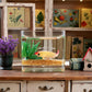 1Pc Square Fish Tank Toy, 1:12 Scale Miniature Dollhoue Accessories, Resin Dollhouse Fish Tank Accessories for Garden Scene Decor