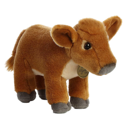 Aurora® Adorable Miyoni® Tots Jersey Calf Stuffed Animal - Lifelike Details Make a Cherished Companion - Perfect for Decorating Bedrooms or Classrooms