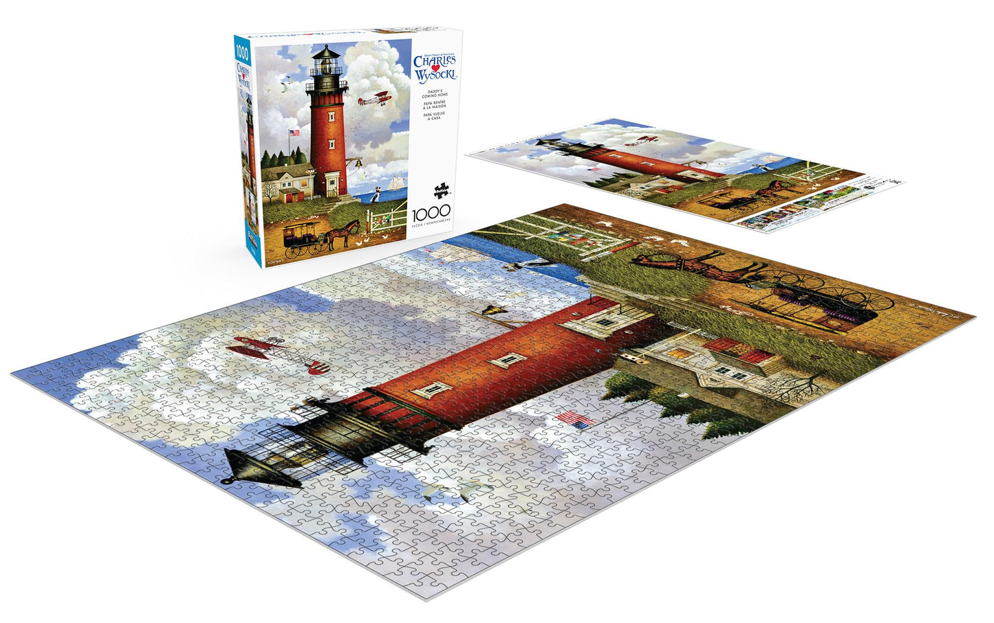 Buffalo Games - Charles Wysocki Daddy's Coming Home - 1000 Piece Puzzle