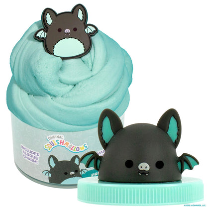 Original Squishmallows Scented Slime Jar, Vanilla, Aldous the Fruit Bat