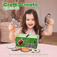4E's Novelty DIY Football Valentine Mailbox Kit Craft Kit with 36 Valentines Sports Cards for Kids - Valentines Box for Boys Girls Classroom Exchange