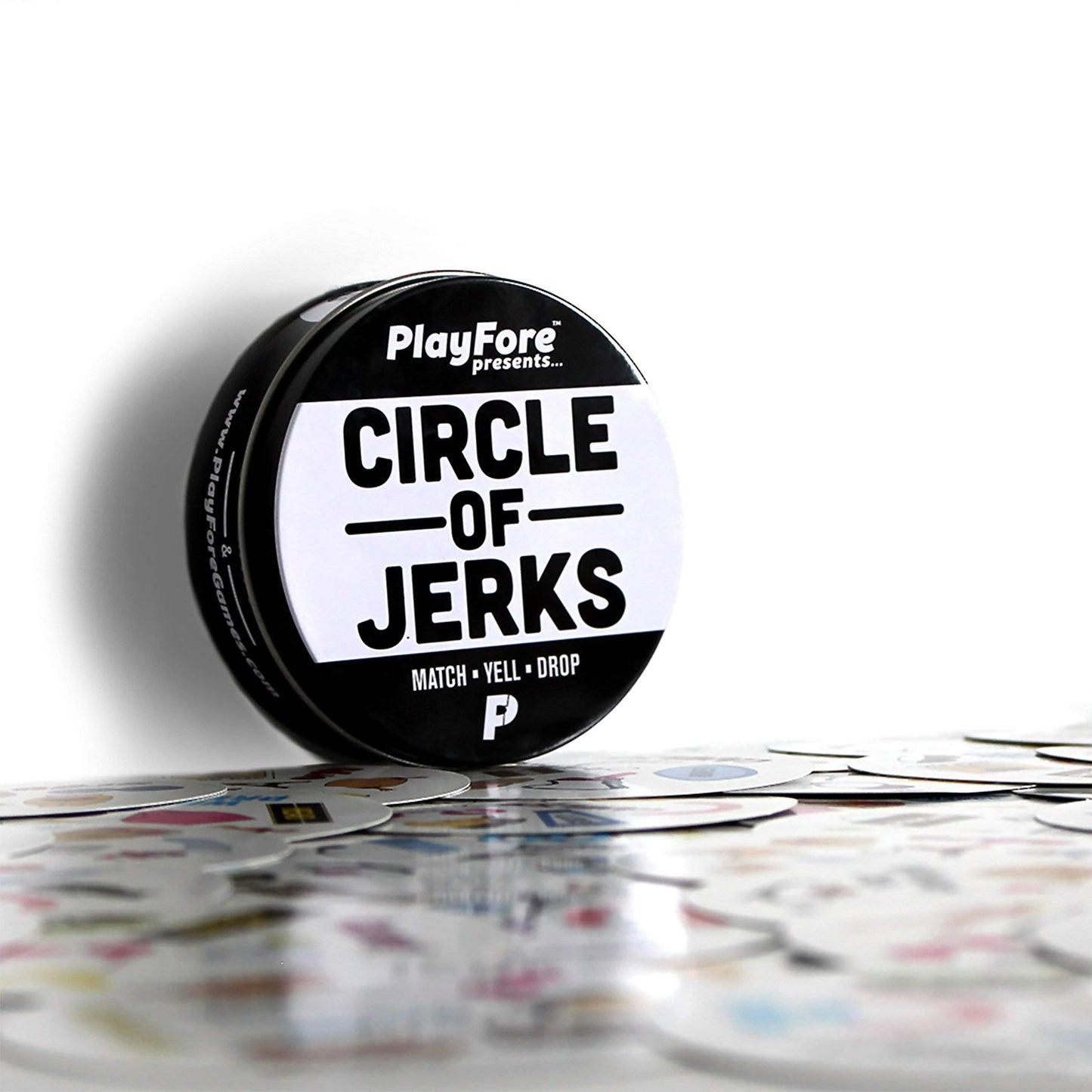 Circle of Jerks: The Fast-Paced Party Card Game for Adults - Competitive, Funny, Easy to Learn, 2 Players, Couples Game