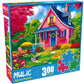 300 Piece Puzzles for Adults Kids - Jigsaw Puzzle - The Pink Courtyard House