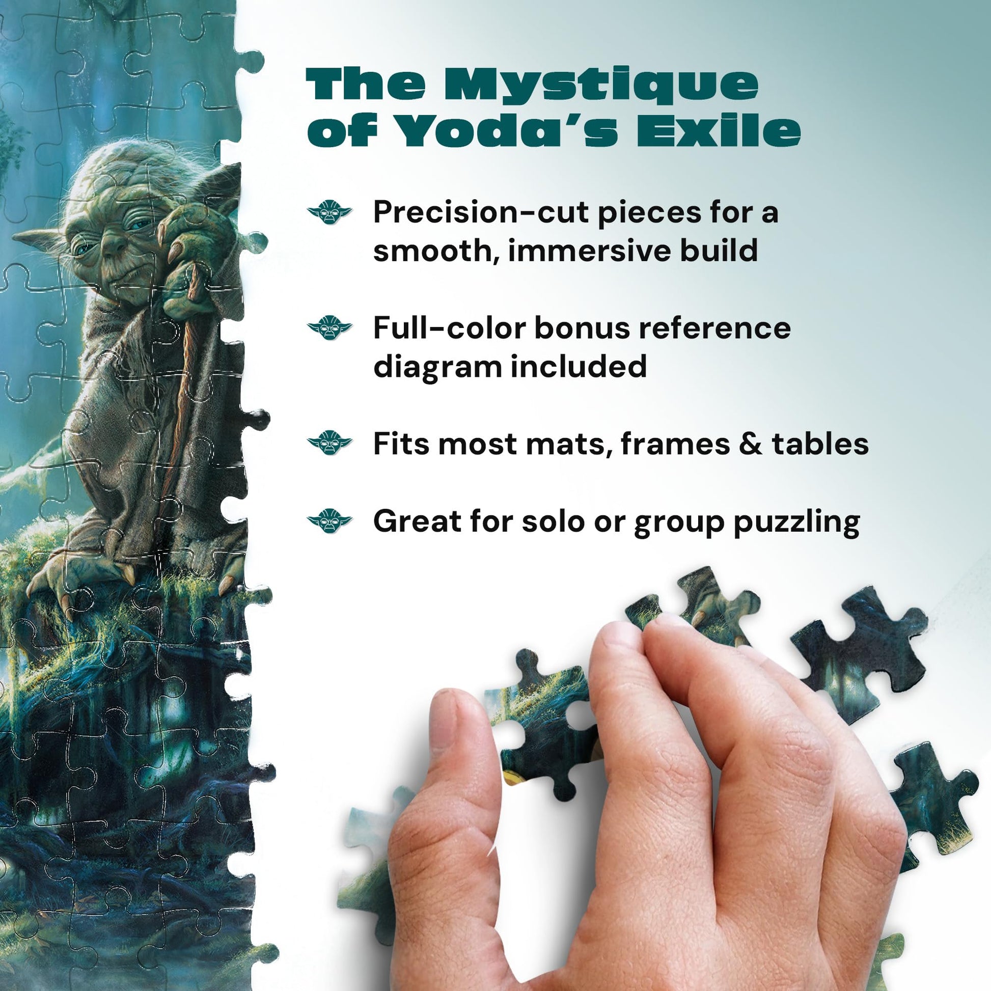 Buffalo Games - Star Wars™ Yoda - 1000 Piece Jigsaw Puzzle for Adults