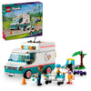 LEGO Friends Heartlake City Hospital Ambulance Set with 3 Characters, Gift Idea for Kids, Girls and Boys Ages 6 Years and Up, Social-Emotional Toy,
