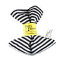 Baby Paper Crinkle Sensory Toy 3 Pack, Stripes Triangle Zig Zag, Washable
