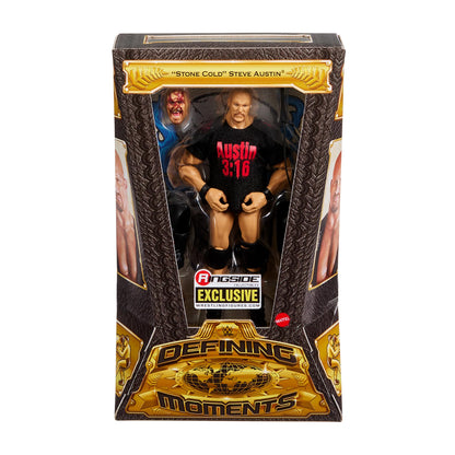 WWE Bloody Stone Cold Steve Austin (WM13) Defining Moments Ringside Exclusive
