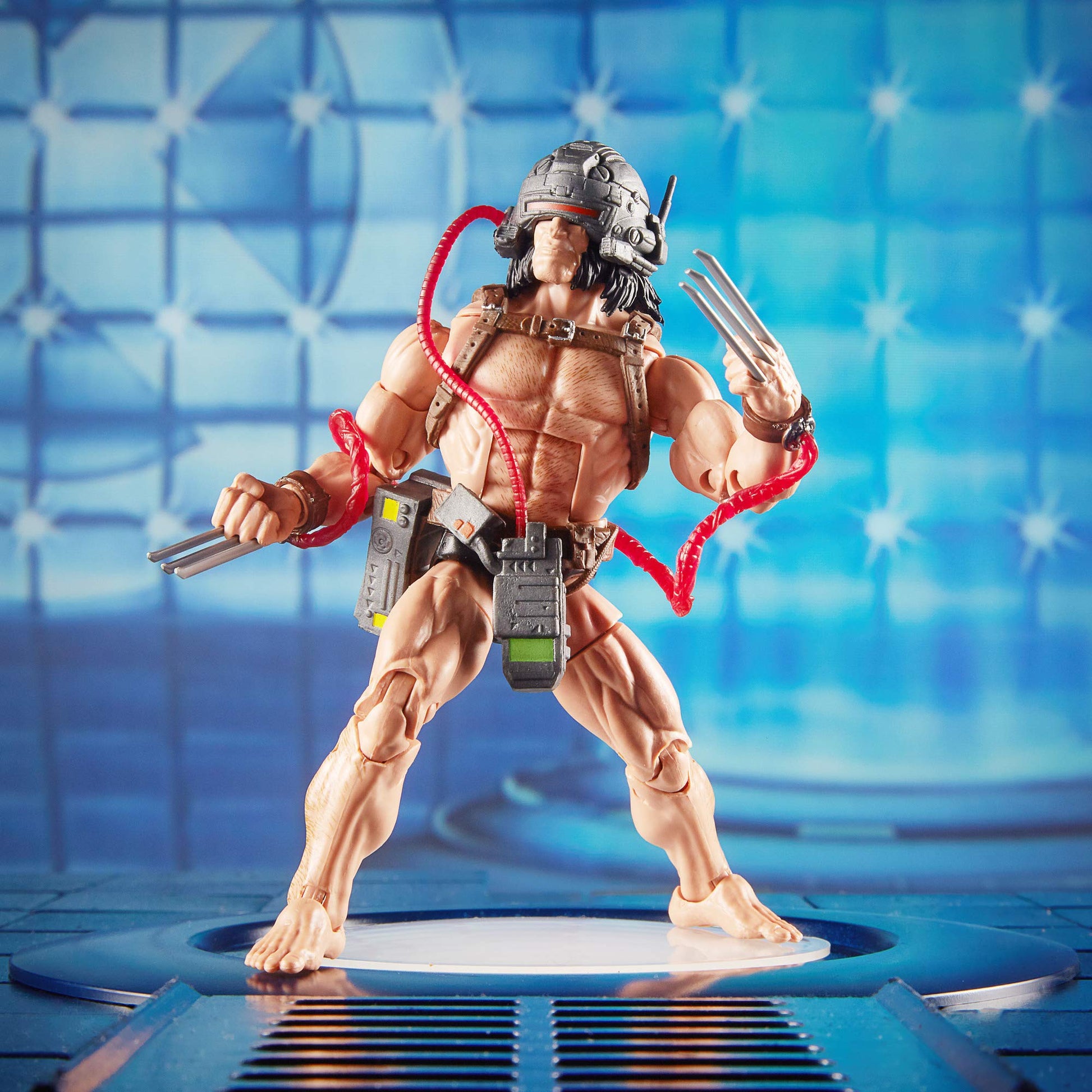 Hasbro Marvel Legends Series 6" Collectible Action Figure Weapon X Toy (X-Men Collection) - with Caliban Build-A-Figure Part