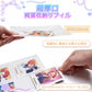 Card Binder for Girls, A5 Trading Card Binder with 4 Pocket Sleeves for 160 Cards, Zippered Kpop Photocard Binder, 6 Ring Photocard Holder, Bowknot