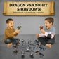 Liberty Imports Medieval Knights and Dragons Figures Playset - 42 Plastic Fantasy Soldier Figurines and Accessories Toys for Toddlers, Kids Imaginary