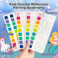 3pack Watercolor Painting Coloring Books, Paint with Water Arts & Crafts Kit for Kids, Pocket Watercolor Paint Bookmarks, Class Activities Art