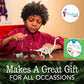 Pinwheel Crafts Robotic Dinosaur Arts & Crafts Science Kit for Kids Ages 6-12 - Wooden Dinosaur Toys with Paints - Ideal Gift for 6-Year-Old Boys