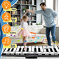 TWFRIC 6ft. Piano Mat with 24 Keys & 10 Demos & 8 Musical Instruments Sounds & 4 Play Modes, Giant Dance Floor Piano Music Play Mat 71'' Large