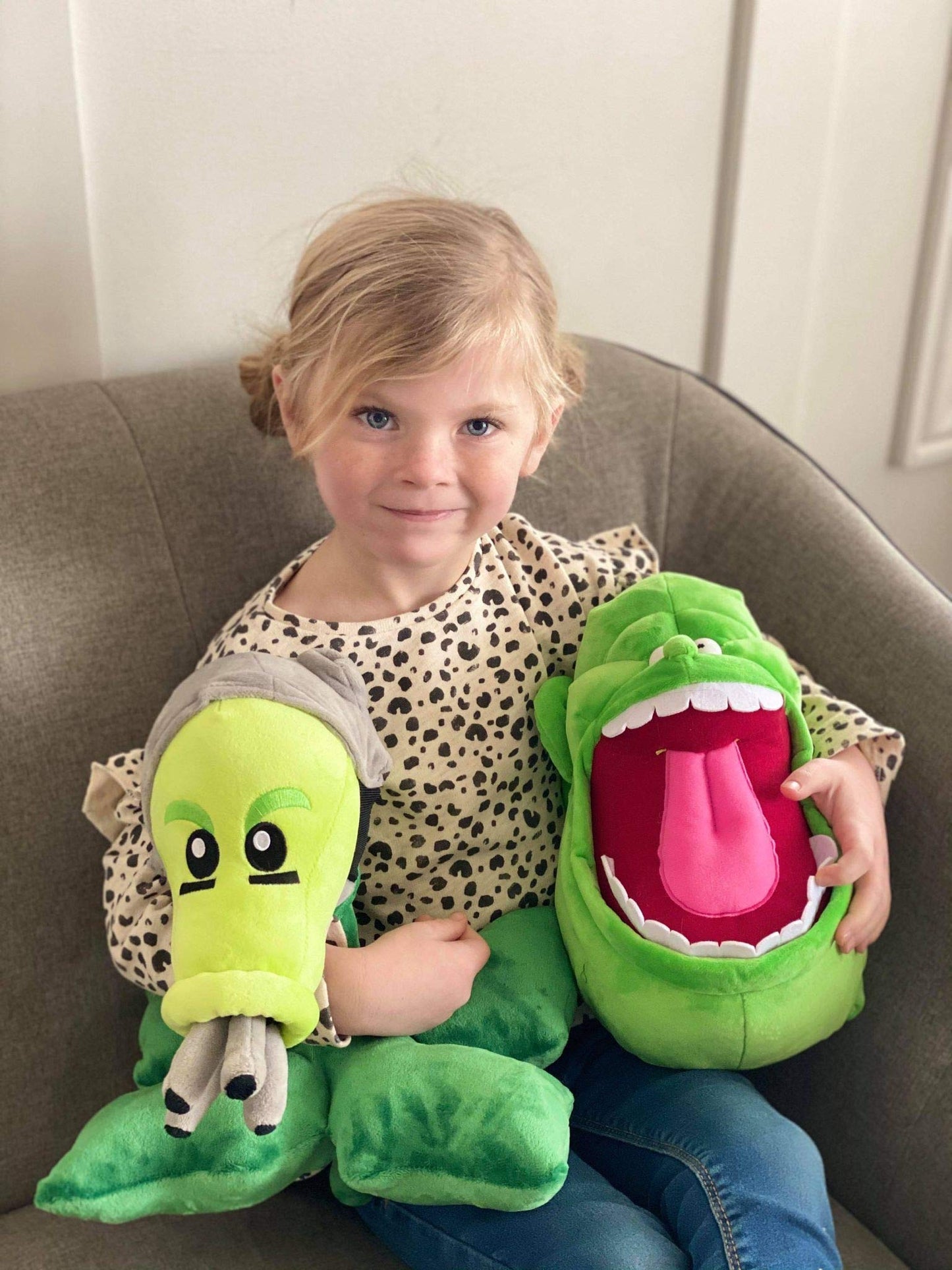 CONHENCI Stuffed Plush Slimer Dolls Toy 13 in x10 in