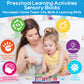 Preschool Busy Book for Toddlers with Case, 176 Pieces Accessory Complete Preassembled Activity Books for Kids, Learning Resources Montessori