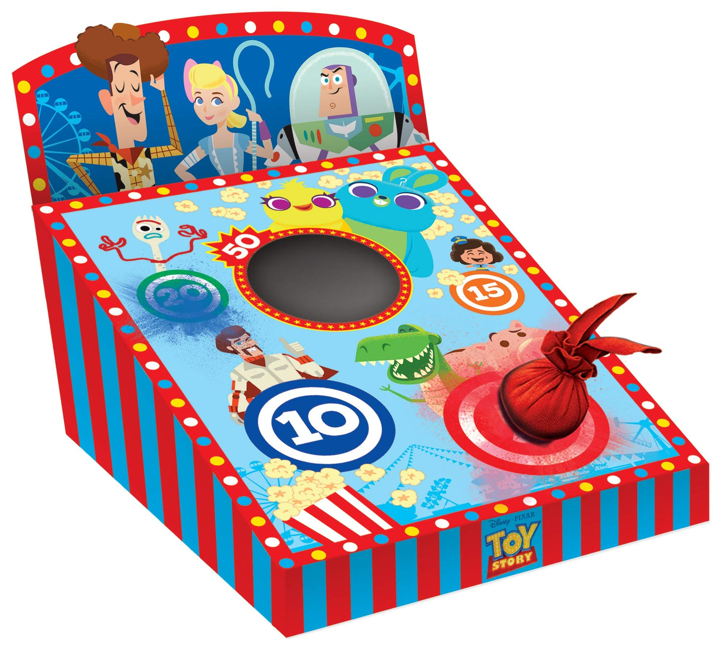 Toy Story GFL62 Disney Pixar 4 Carnival Chalk Activity Games, Multi Color