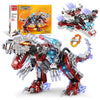 BDXEJV STEM 2 in 1 Dinosaurs Building Kits 422PCS, Compatible with Normal Dinosaurs Bricks, Toys for Kids Age 6-10 Year Old, Educational Building Sets