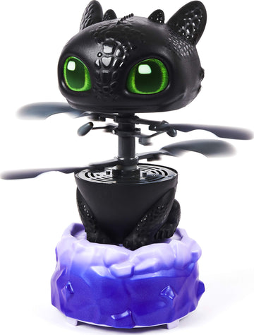 DreamWorks Dragons, Flying Toothless Interactive Dragon with Lights and Sounds, for Kids Aged 6 and up