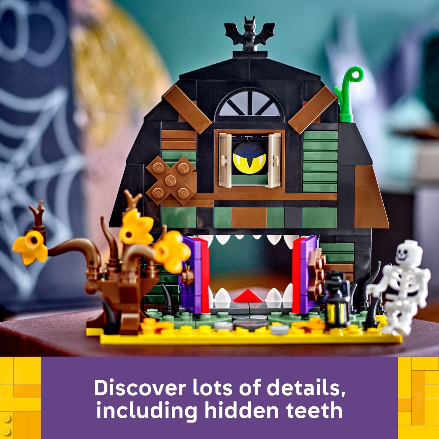 LEGO Halloween Barn Building Toy - Room Decor & Pretend Play Set for Boys & Girls, Ages 9+ - Halloween Toys & Crafts for Kids - Gift Idea - W/Scary