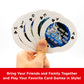 AQUARIUS Bob Ross Playing Cards - Bob Ross Shaped Deck of Cards for Your Favorite Card Games - Officially Licensed Bob Ross Merchandise & Collectibles