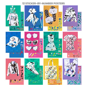 Fashion Angels Sticker It Fashion Sticker by Number Posters