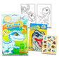 Jurassic World Coloring Book Set with Stickers and Posters (3 Books)