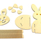eSplanade DIY Wooden 3D Puzzle Rabbit - Desk Organizer, Pen Stand - Easy to Assemble
