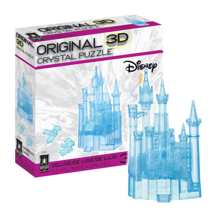 Disney Cinderella Castle Crystal 3D Puzzle Deluxe, 71-Piece, Ages 12+