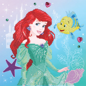 Diamond Dotz Disney Ariel Spirited The Little Mermaid Diamond Painting Kits for Adults - Diamond Art Kits a Relaxing Creative Craft Kit with Dotz Gems