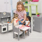 Badger Basket Doll Kitchen Furniture Set for 18-Inch Dolls - Complete Play Kitchen - Ideal for Creative & Imaginative Play