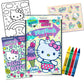 Hello Kitty Coloring and Acitivty Book Super Bundle for Kids, Girls - Set Includes Stickers, Kids Coloring Book and More