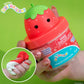 Original Squishmallows Scented Slime Jar, Strawberry, Scarlet