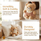 YUKOUQIAN Bear Stuffed Animal Cute Plush Doll Toy 8 inch for Girls Boys Christmas(Moka Bear)