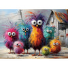 Puzzles for Adults 500 Pieces, Chicken Jigsaw Puzzles - Beach Chicken Coop, Impossible Beach Puzzles for Seniors Family, 20.47x14.96 inches, 1:1