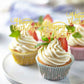 Rsstarxi 24 Pack Happy Birthday Cupcake Toppers Gold Glitter Birthday Cupcake Food Picks for Celebrating Happy Birthday Party Cake Decorations